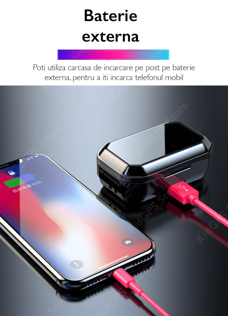 Casti bluetooth Runmus G02 Casti bluetooth Runmus G02